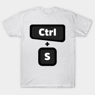 Ctrl + S  - Computer Programming - Light Color T-Shirt